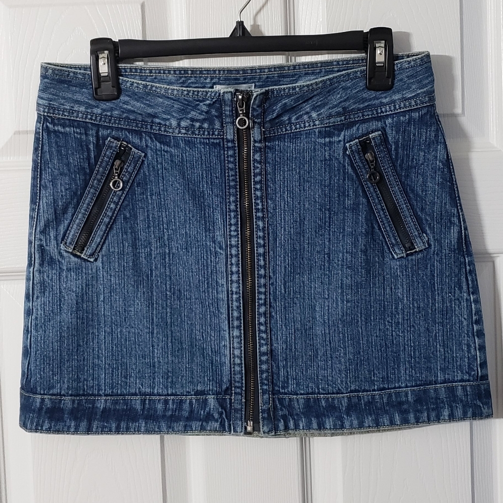 Juniors No Boundaries Denim Mini Skirt